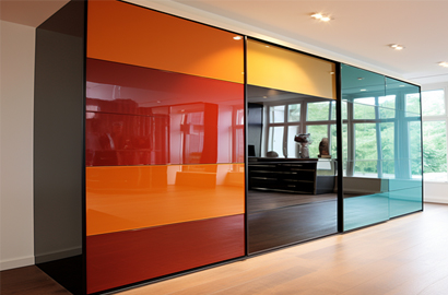 Colour Lacquered Glass